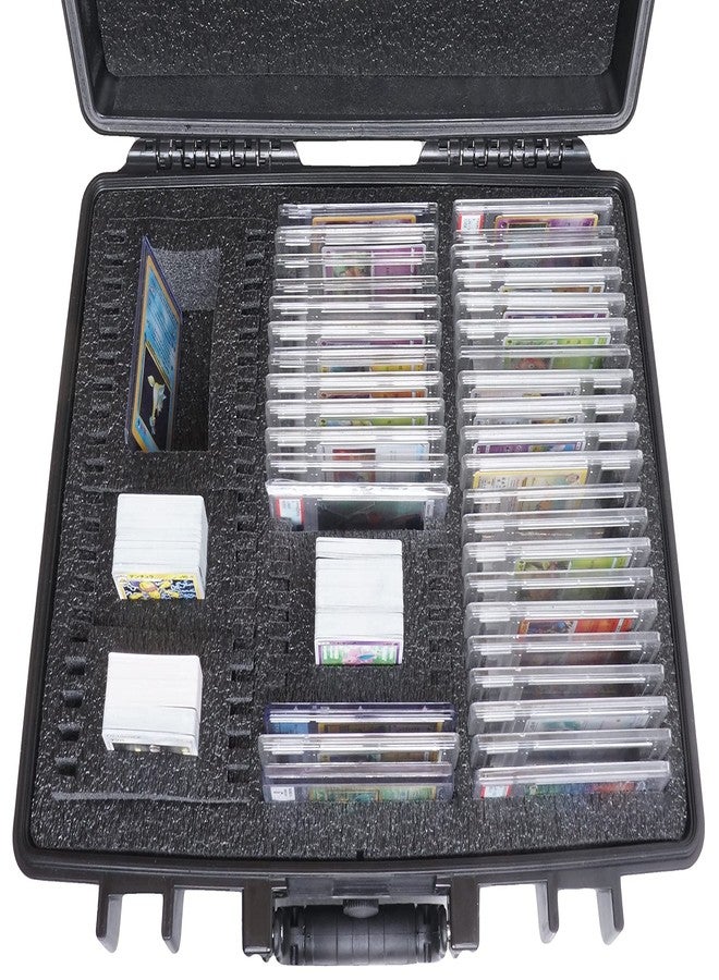 كايس كلوب حقيبة كيس كلوب 57-105 لحفظ البطاقات المصنفة - مزودة بفتحات تخزين تناسب البطاقات المصنفة من PSA/BGS/FGS/SGC - صندوق تجميع رياضي/تجاري لبوكيمون/ماجيك: ذا غاذرينغ/البيسبول - حامل سفر للبطاقات/الأغلفة/البطاقات السائبة - Image 3